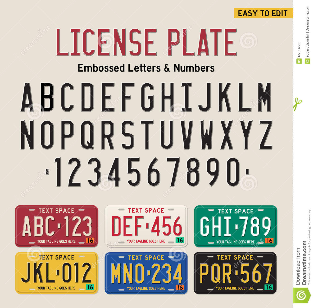 California driver license font
